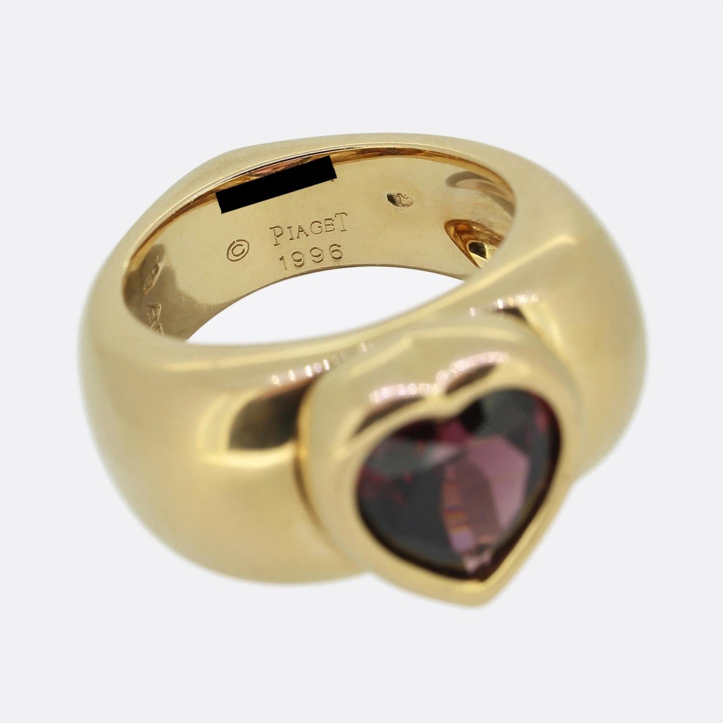 Piaget Garnet Heart Ring