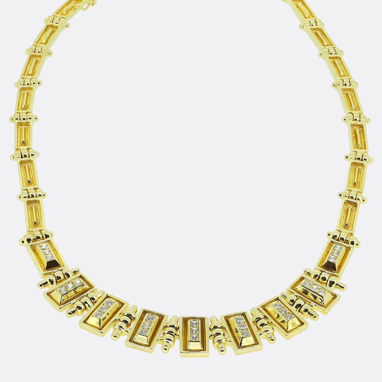 Mapamenos Natepas Diamond Collar Necklace