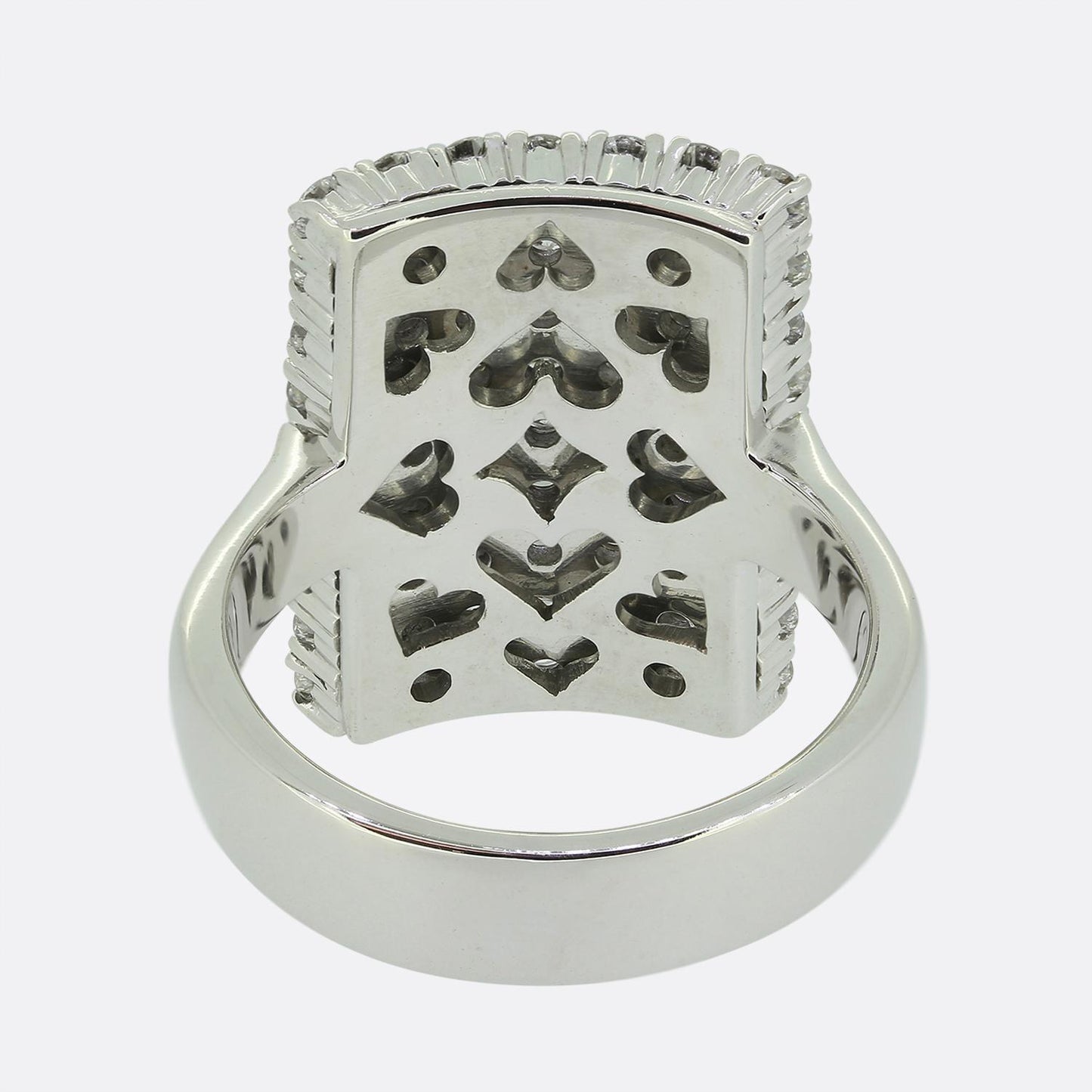 Diamond Cluster Dress Ring
