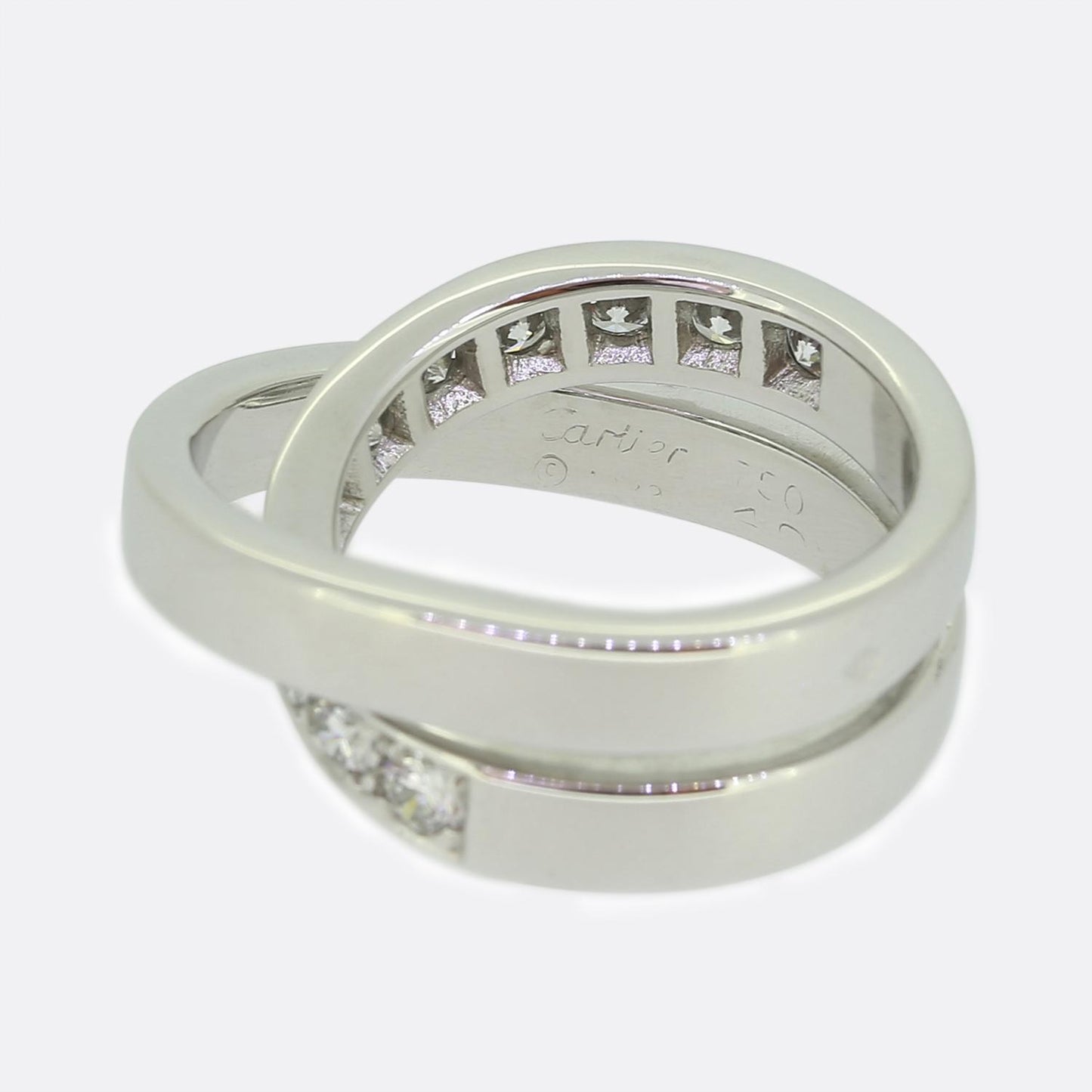 Cartier Paris Nouvelle Diamond Ring Size J (49)