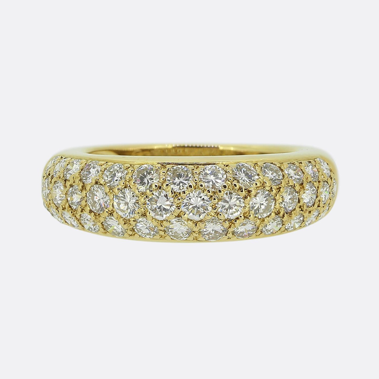 Cartier Pavé Diamond Set Ring