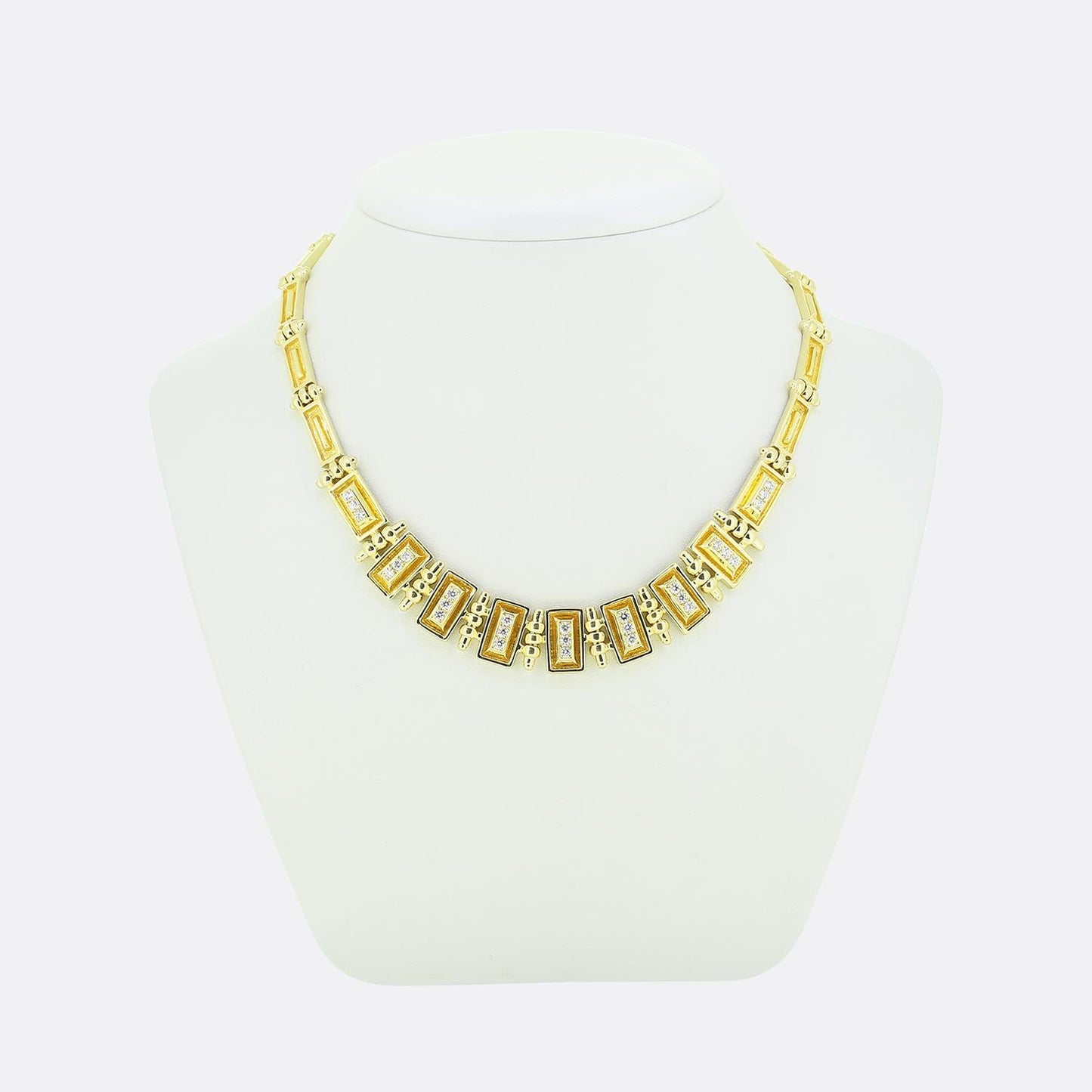 Mapamenos Natepas Diamond Collar Necklace