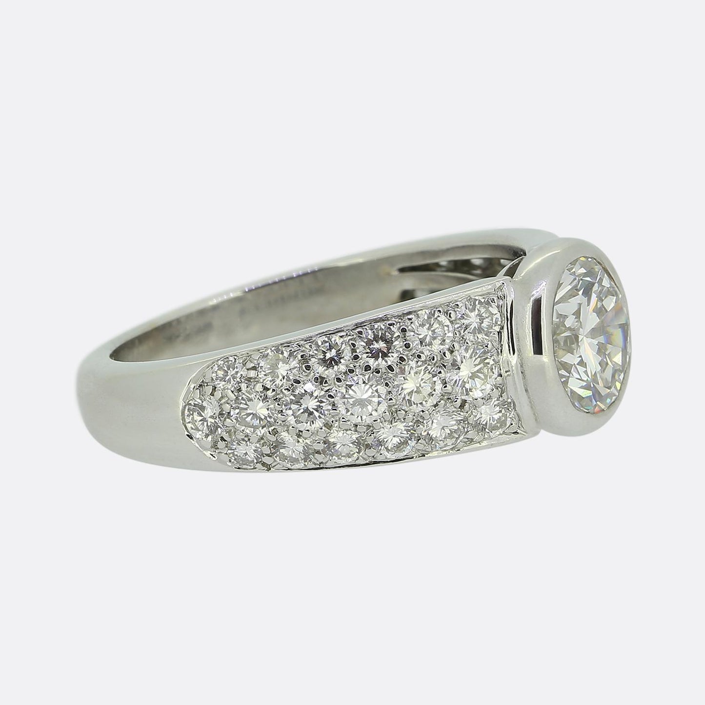 Cartier 1.28 Carat Diamond Engagement Ring