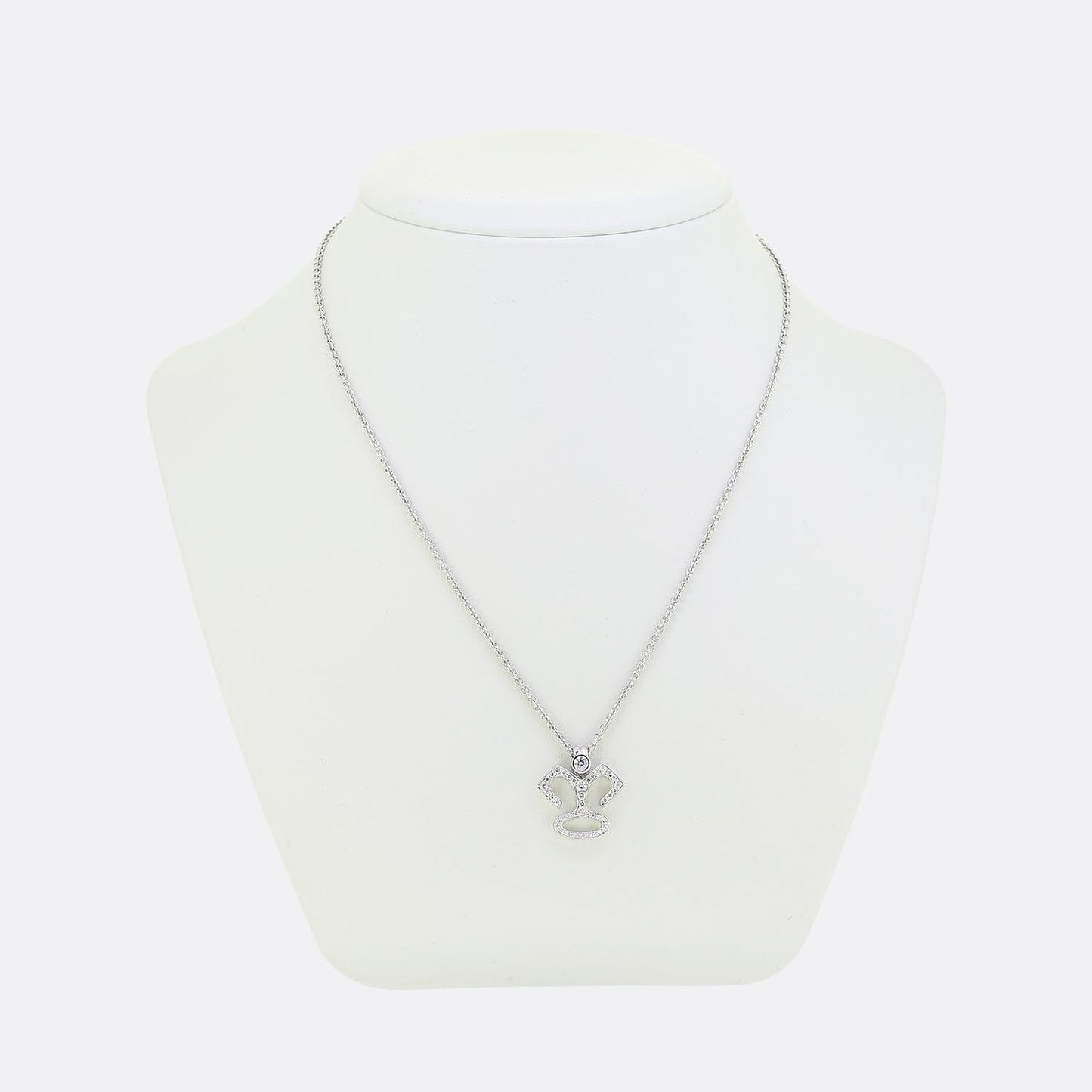 Garrard Diamond Cluster Necklace