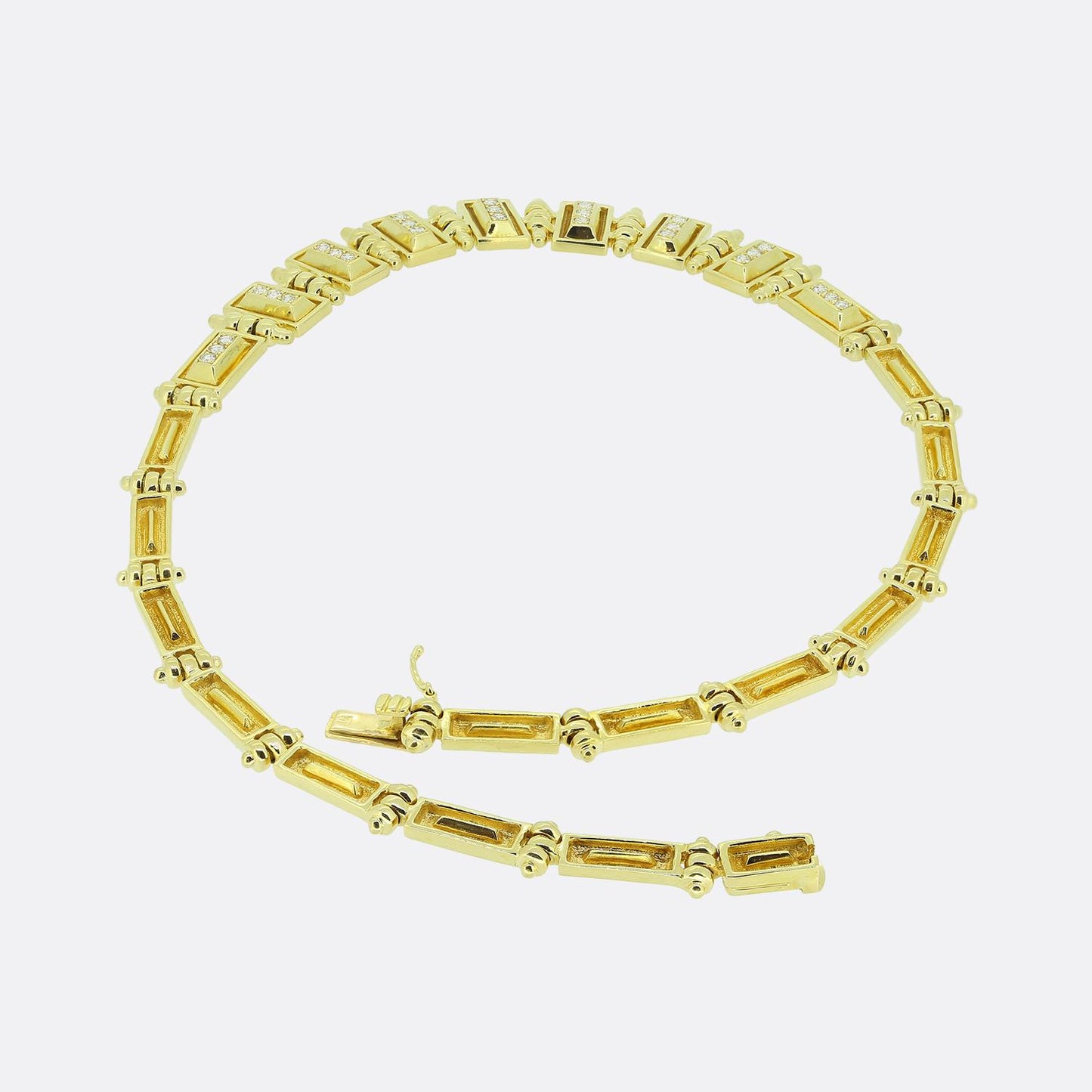 Mapamenos Natepas Diamond Collar Necklace