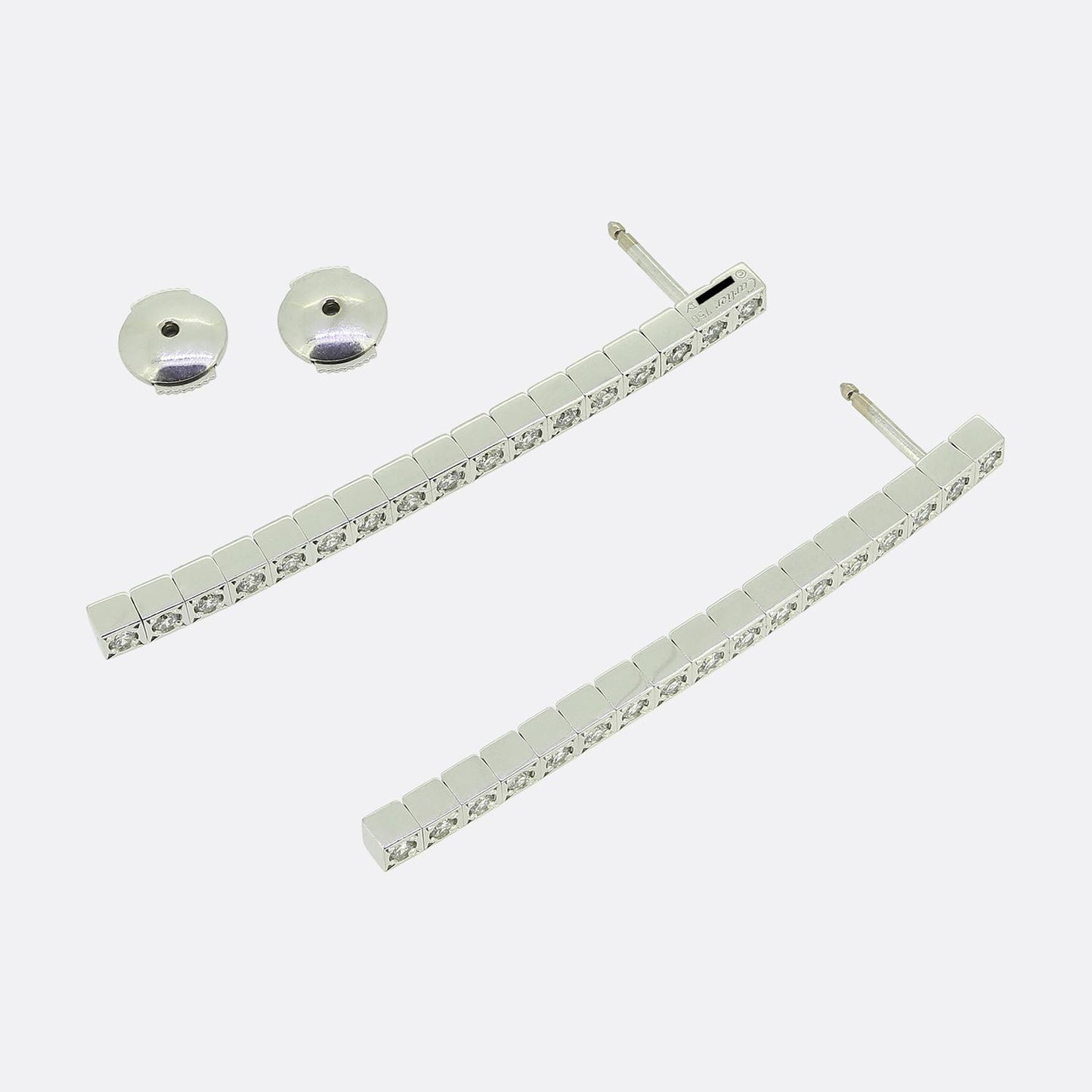 Cartier Laniéres Diamond Drop Earrings
