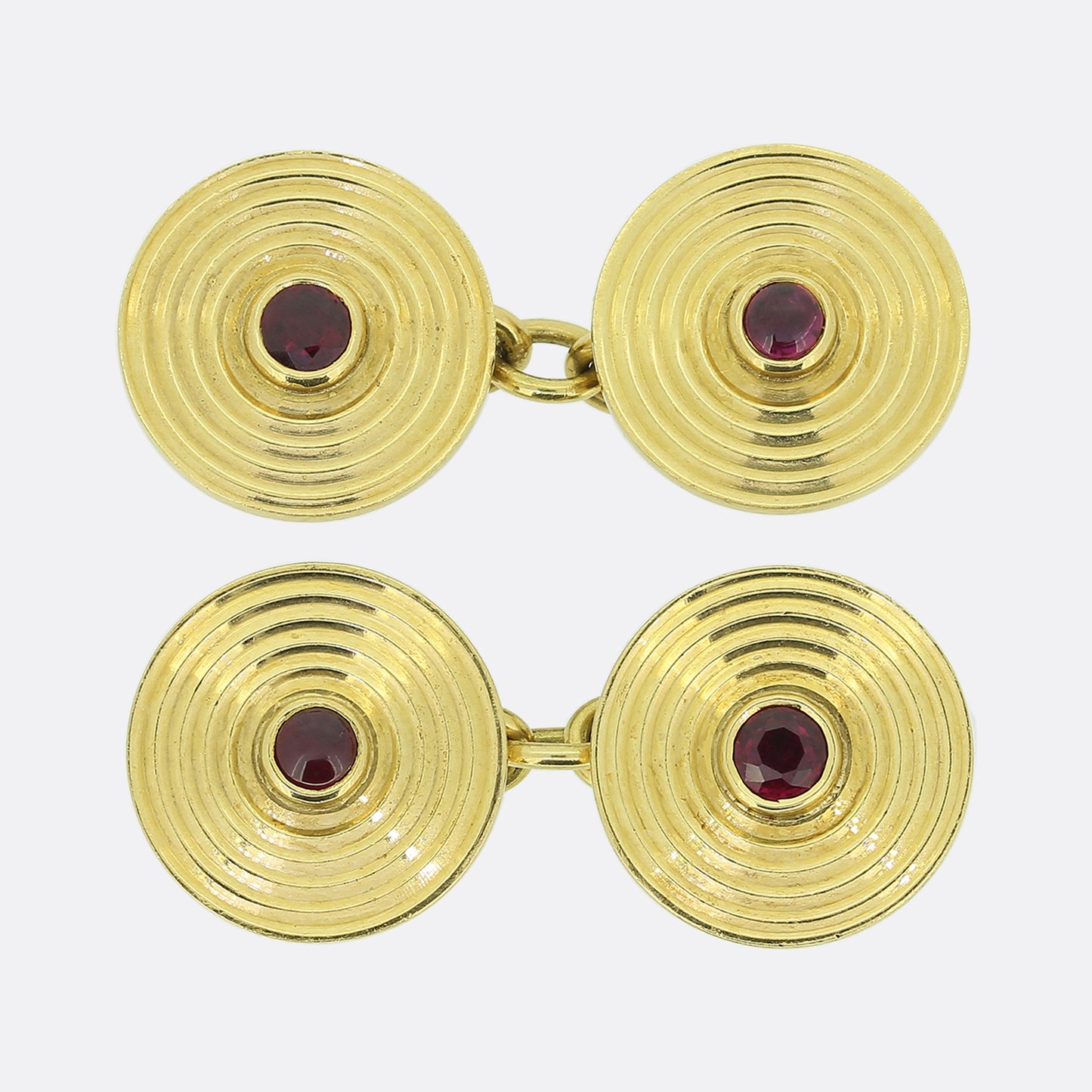 Cartier Vintage Ruby Cufflinks