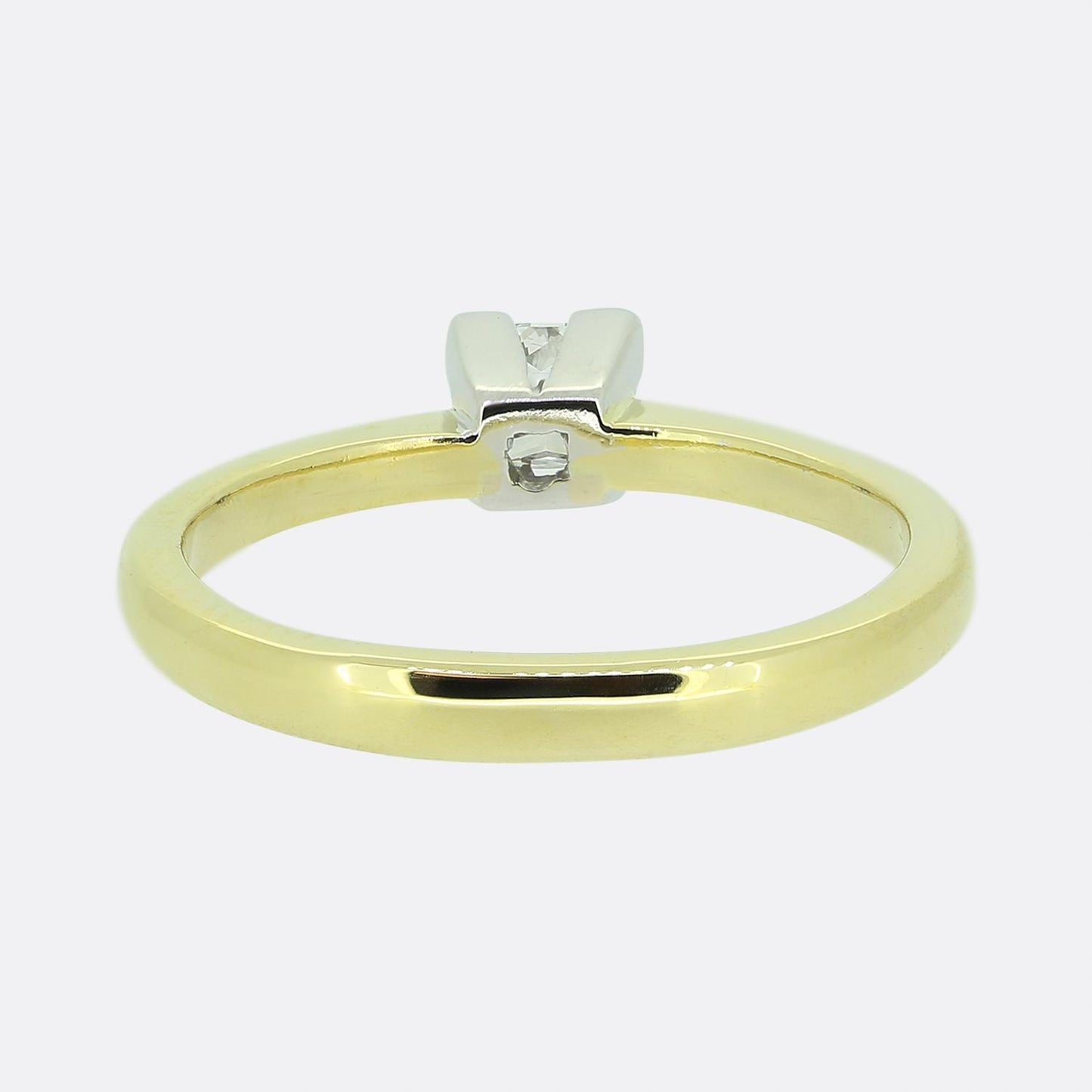 0.30 Princess Cut Diamond Solitaire Ring