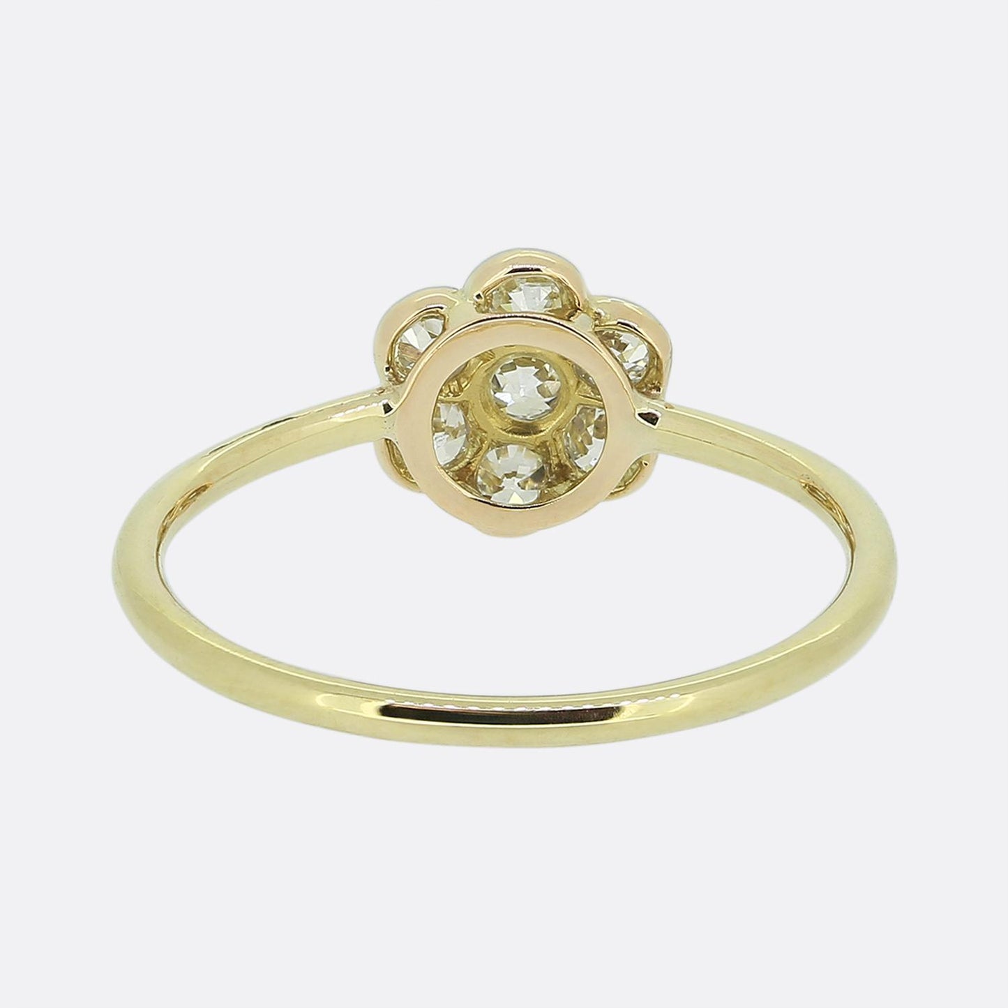 Antique Diamond Cluster Ring