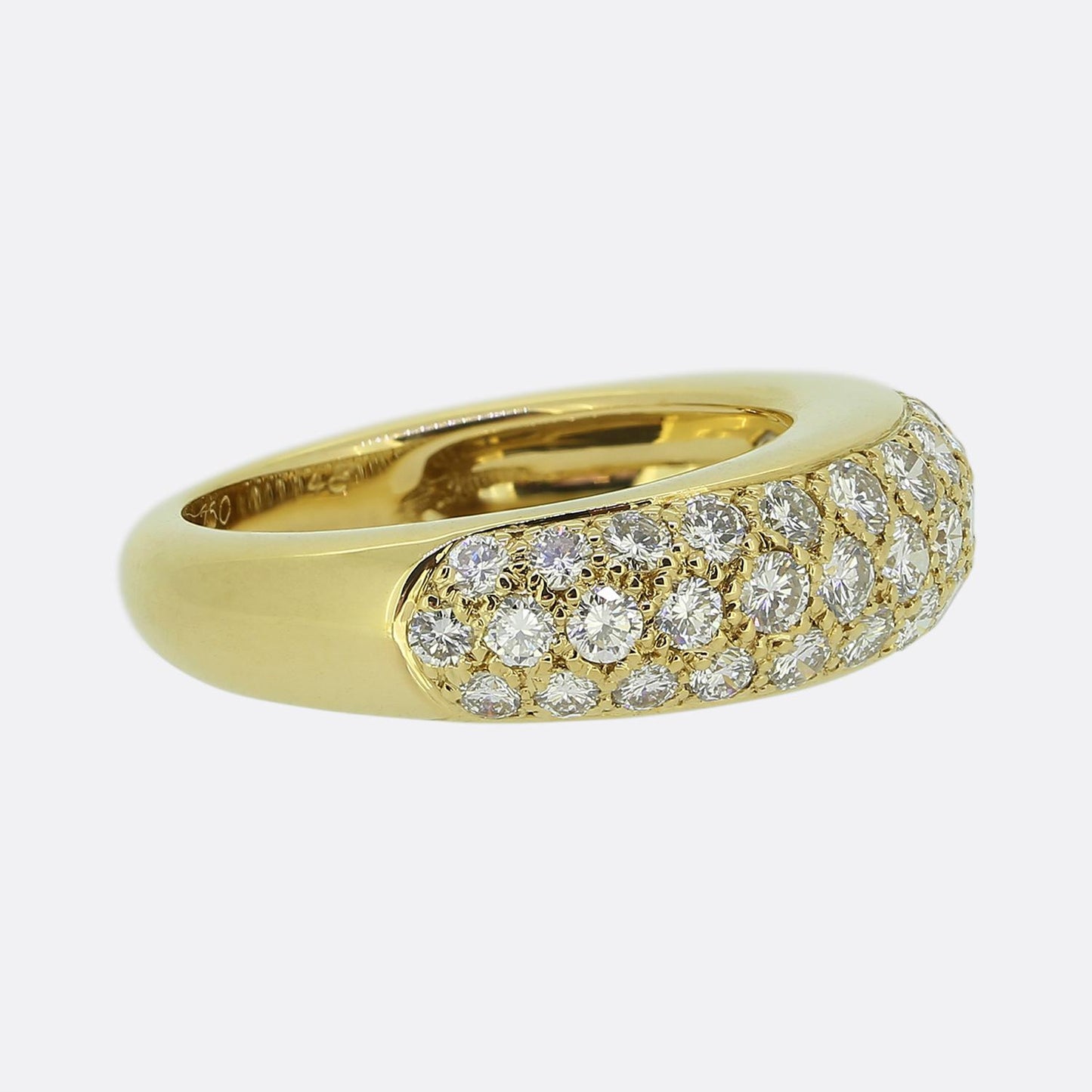 Cartier Pavé Diamond Set Ring