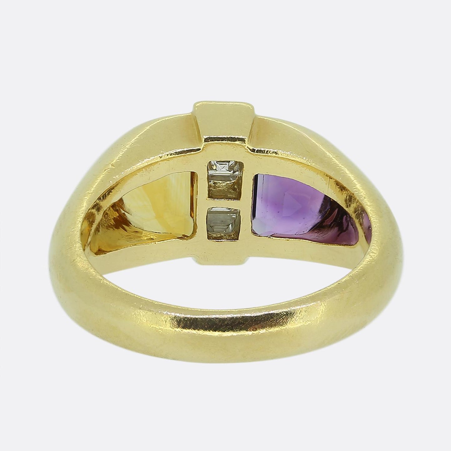 Cartier Amethyst Citrine and Diamond Ring
