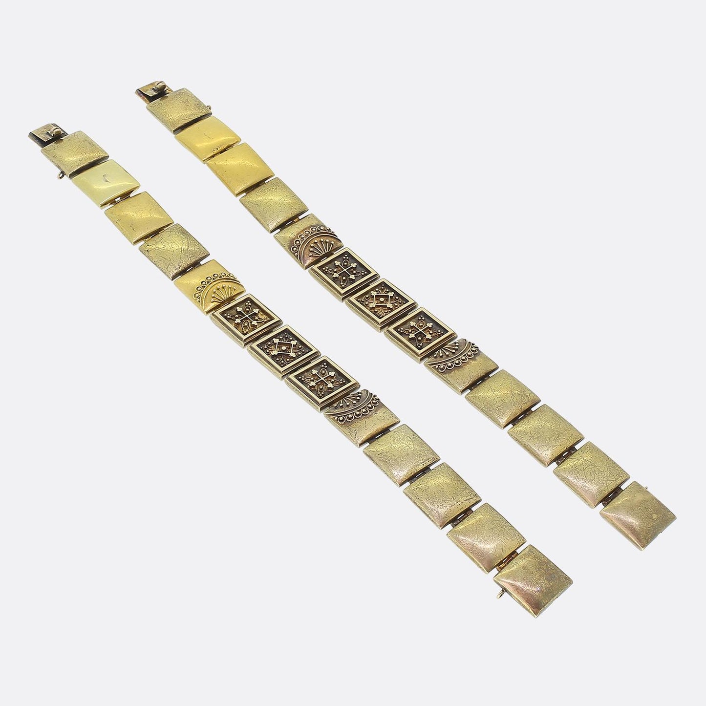 Victorian Etruscan Revival Interchangeable Necklace Bracelet
