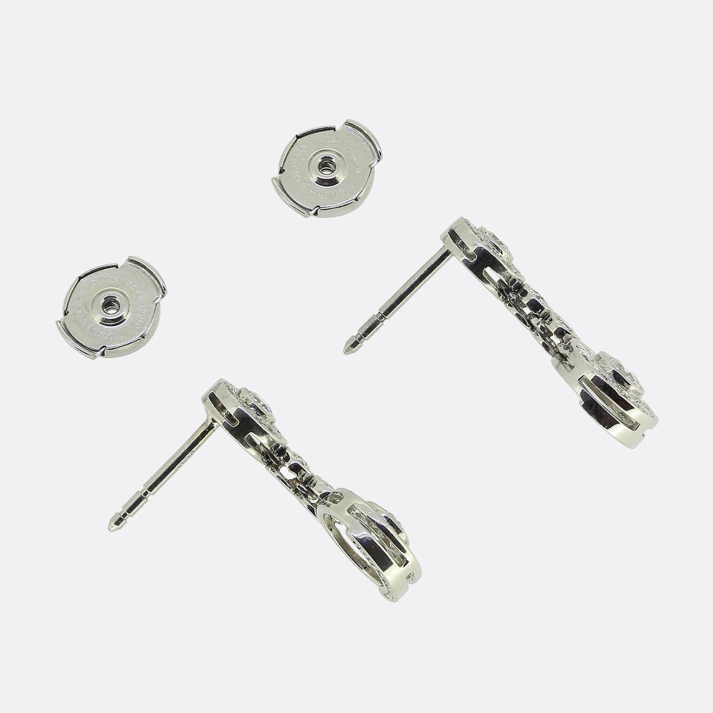 Tiffany & Co. Diamond Circlet Drop Earrings