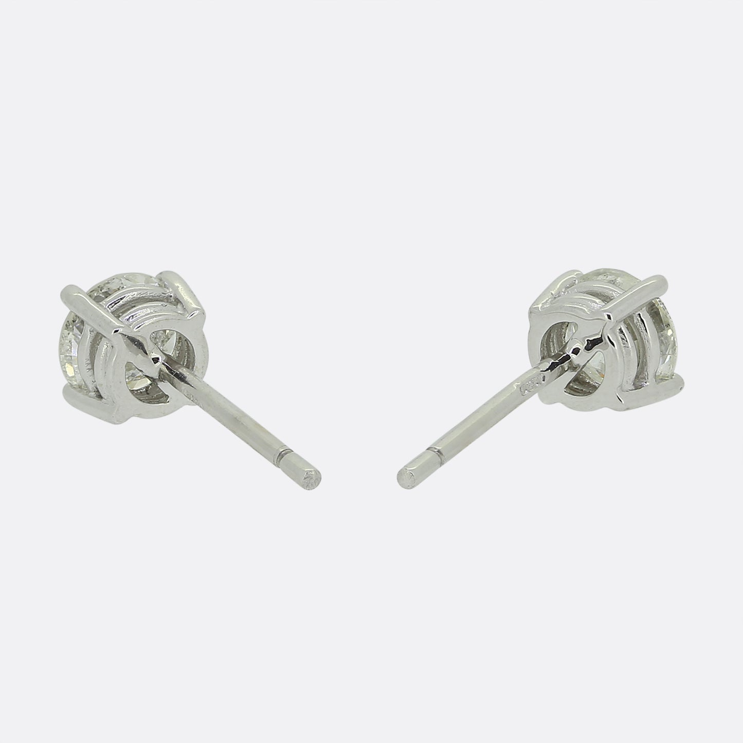 1.02 Carat Diamond Stud Earrings