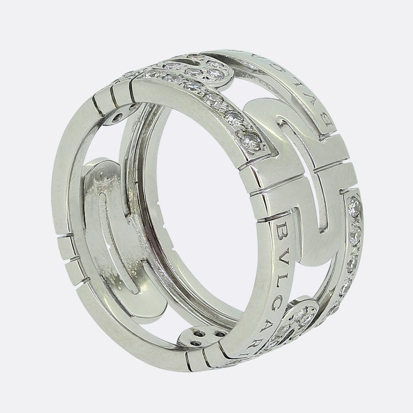 Bvlgari Parentesi Diamond Ring Size T (61)