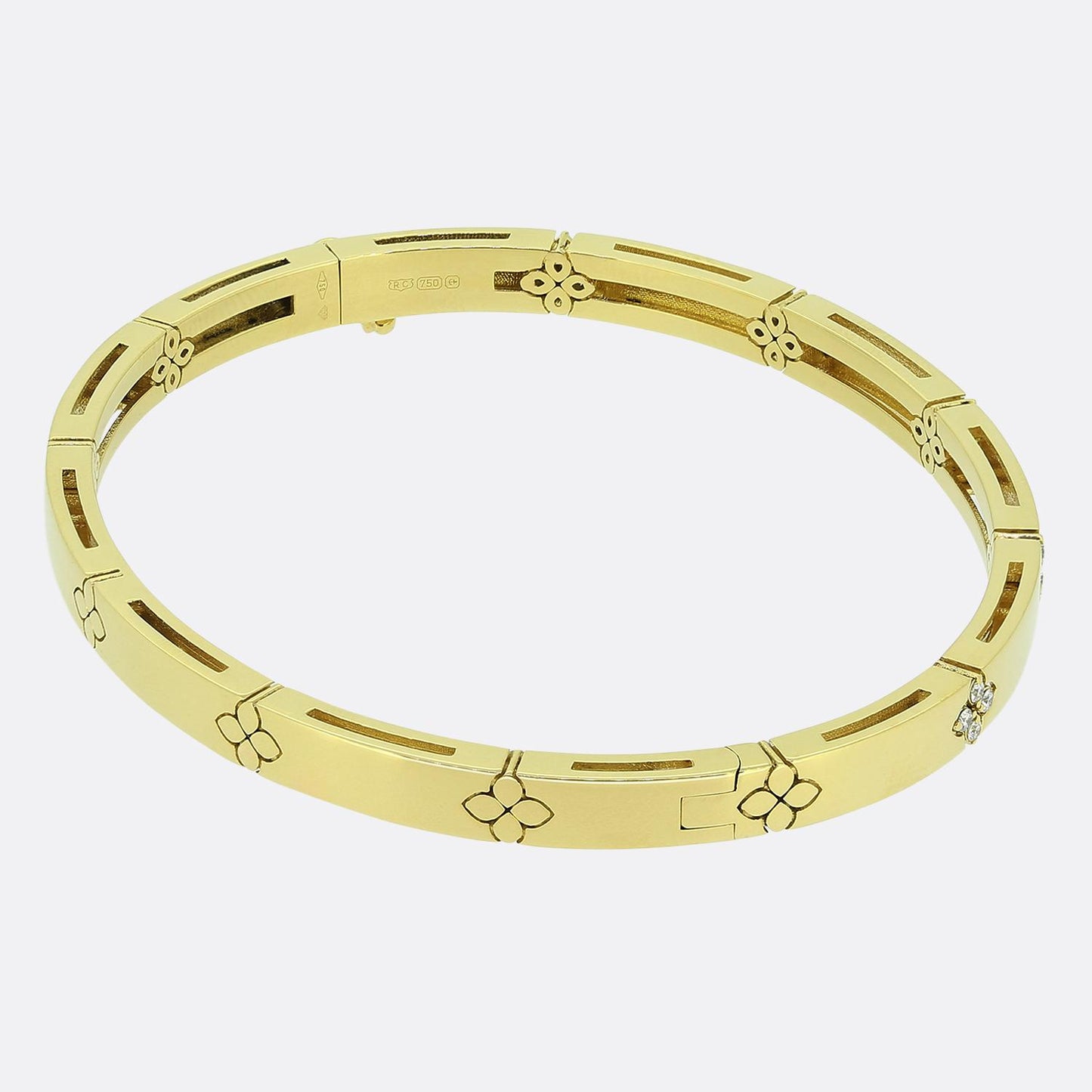 Roberto Coin Love In Verona 0.18 Carat Diamond Bangle