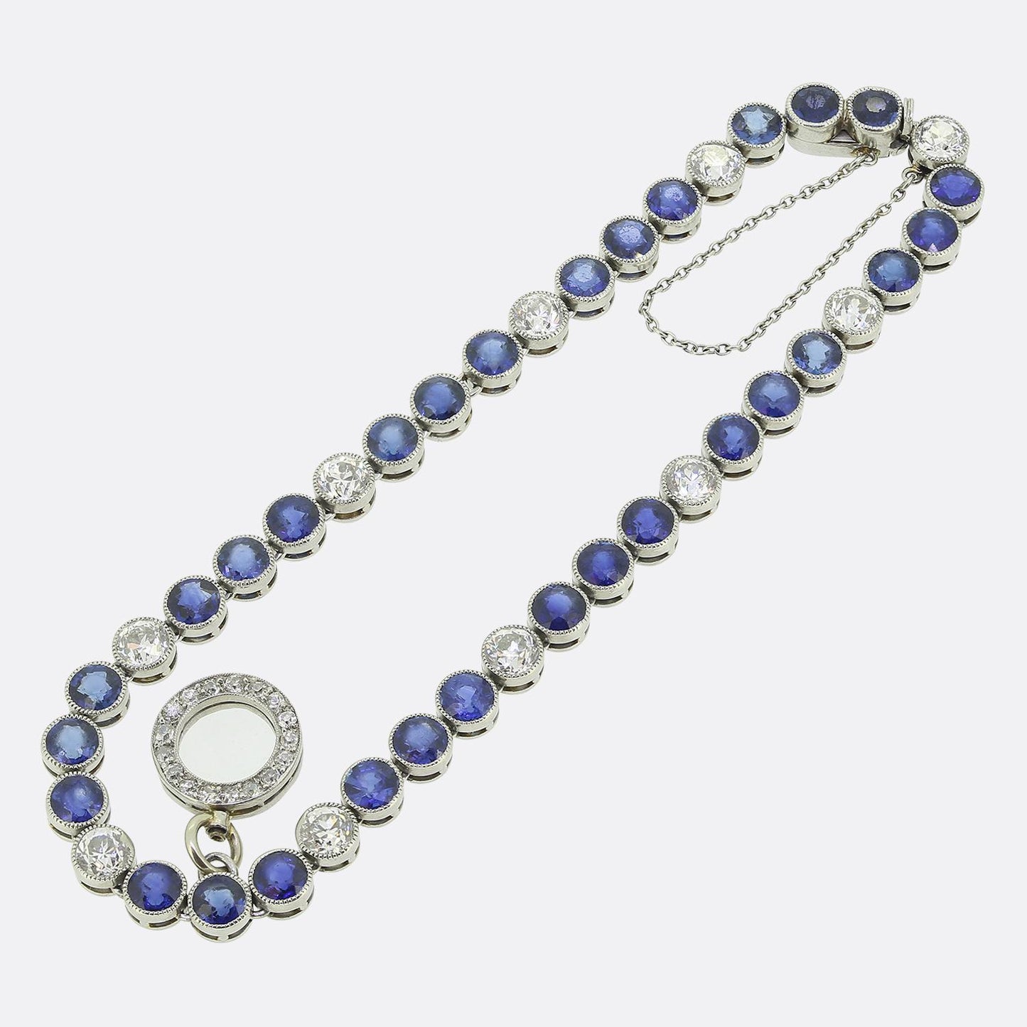 Art Deco Sapphire and Diamond Bracelet