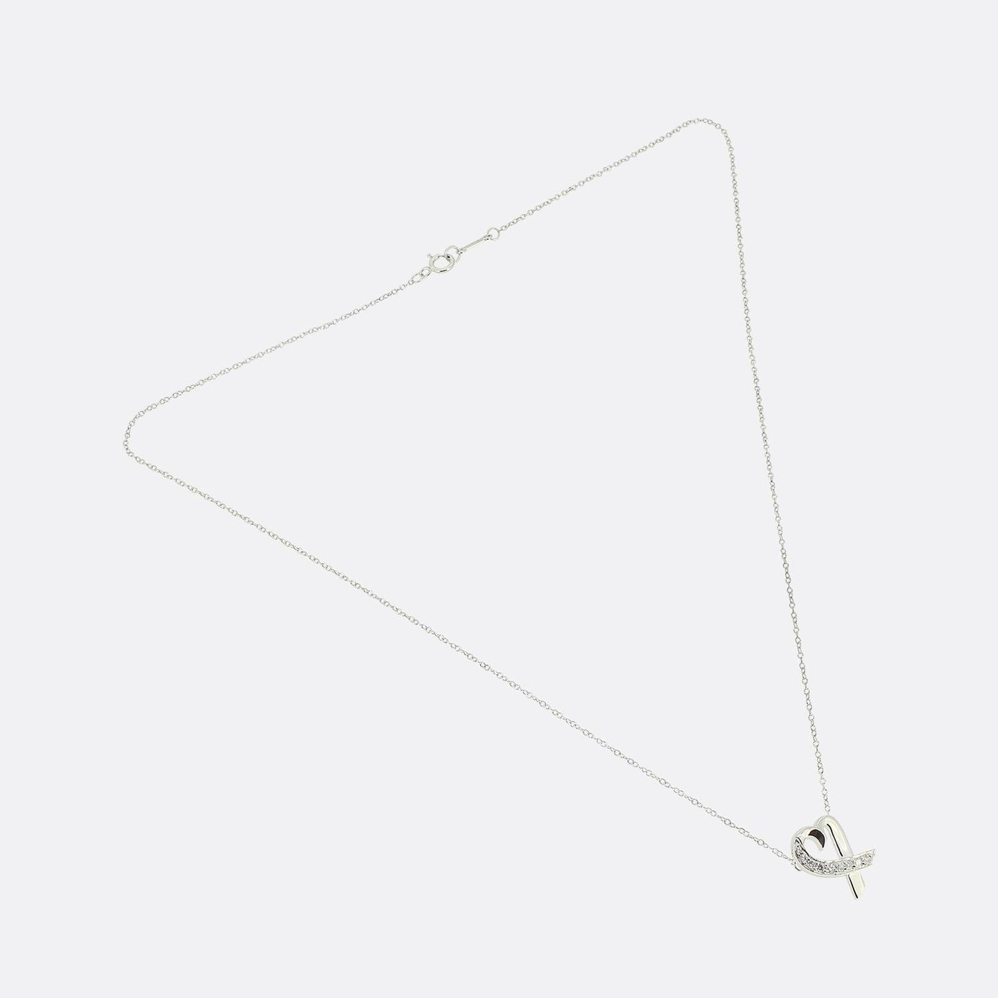 Tiffany & Co. Paloma Picasso Loving Heart Necklace