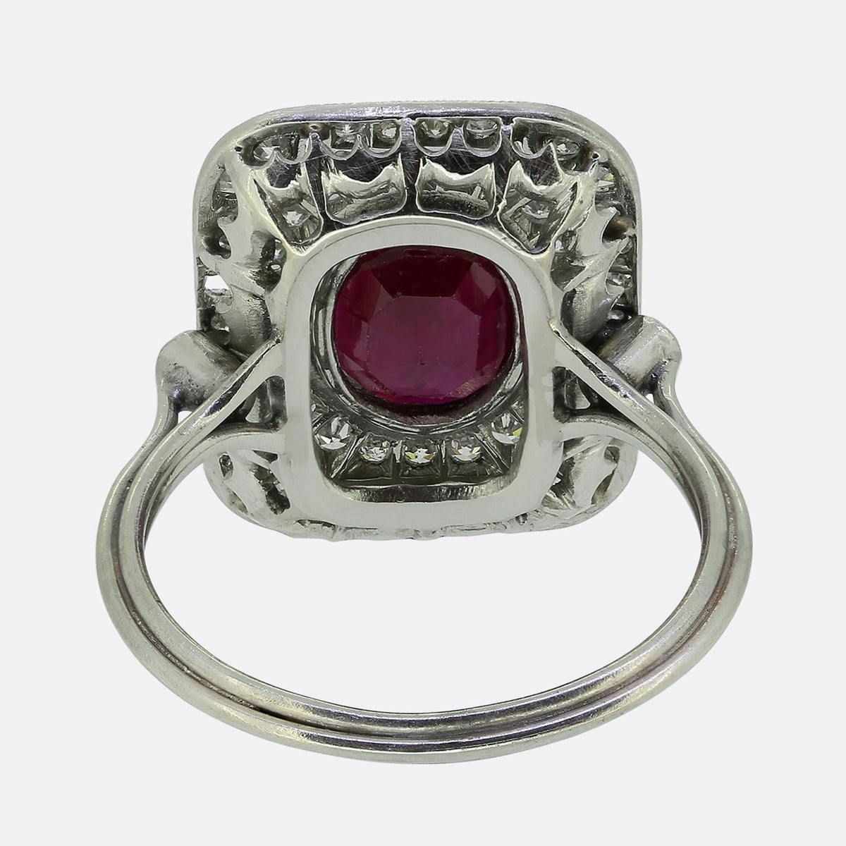 Art Deco Ruby and Diamond Ring