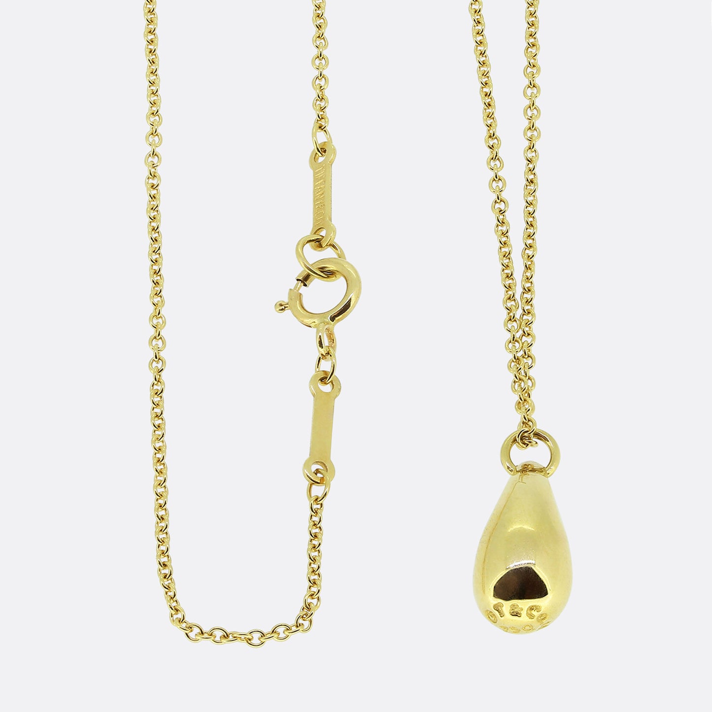 Tiffany & Co. Teardrop Pendant Necklace