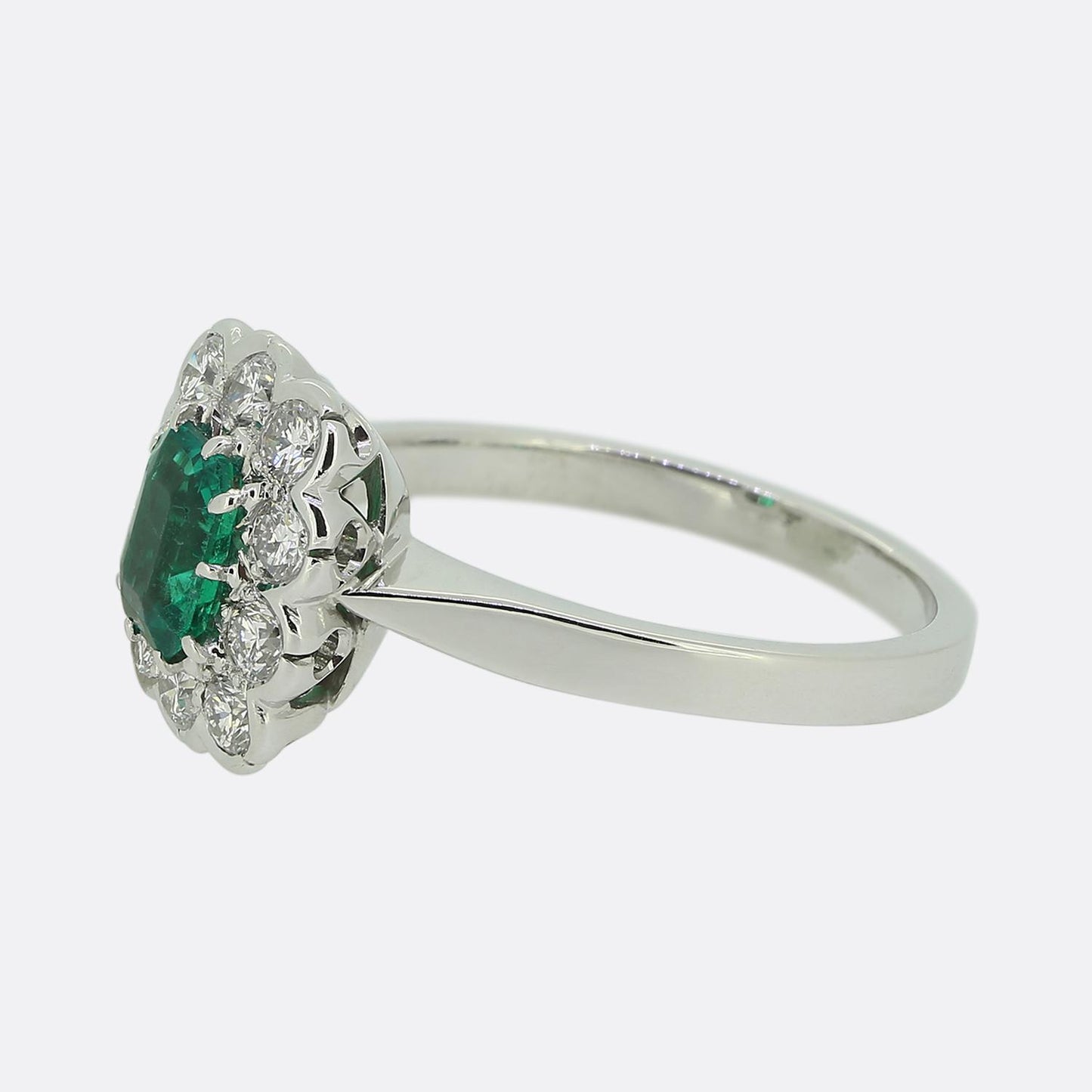 Vintage Emerald and Diamond Ring