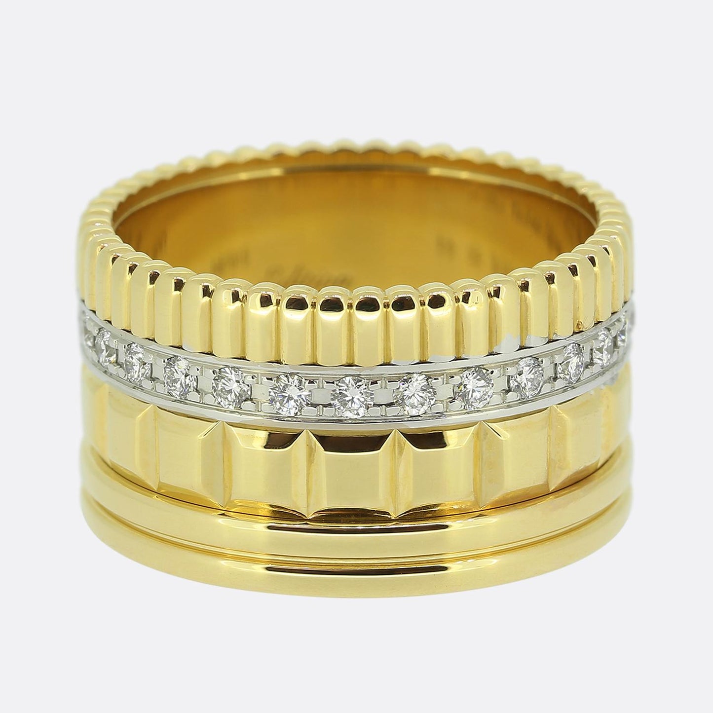 Boucheron Large Quatre Radiant Diamond Ring Size Q 1/2 (59)