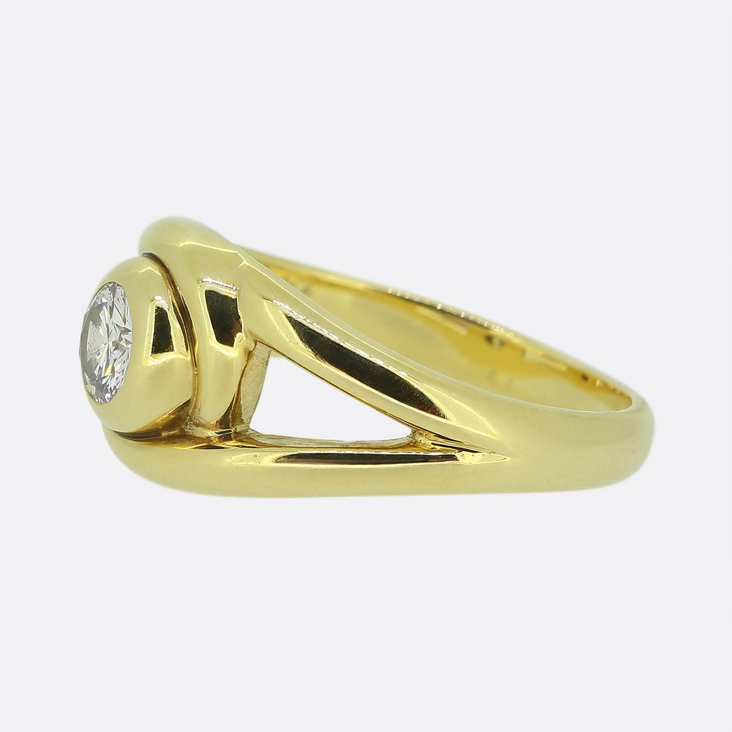 Cartier 0.44 Carat Diamond Solitaire Ring