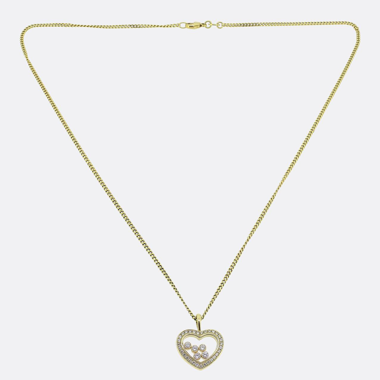 Chopard Happy Diamonds Heart Pendant Necklace