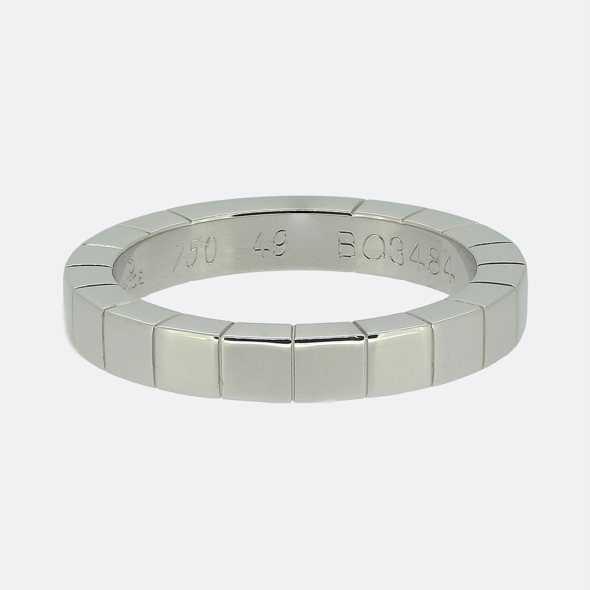 Cartier Lanieres Band Ring Size J (49)