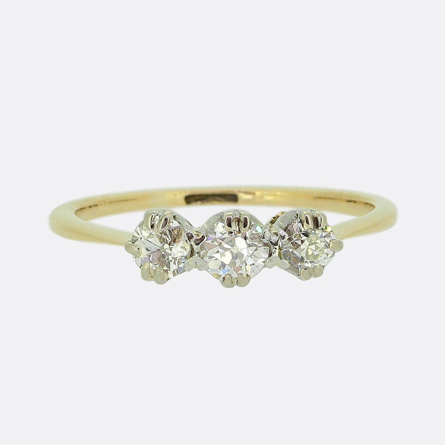Antique Three-Stone Diamond Ring