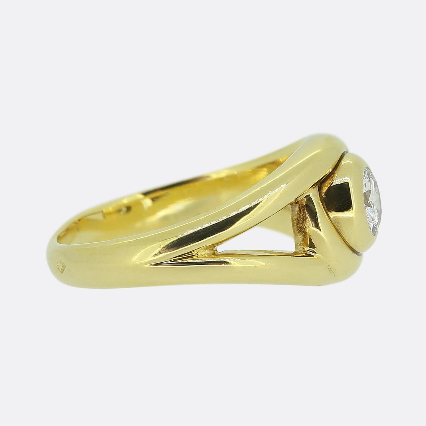 Cartier 0.44 Carat Diamond Solitaire Ring