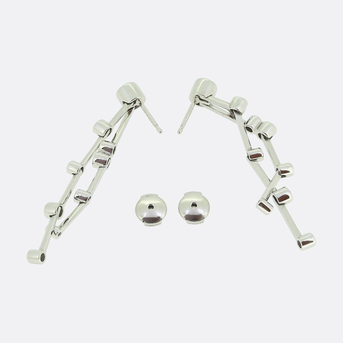 Boodles Long Raindance Diamond Earrings