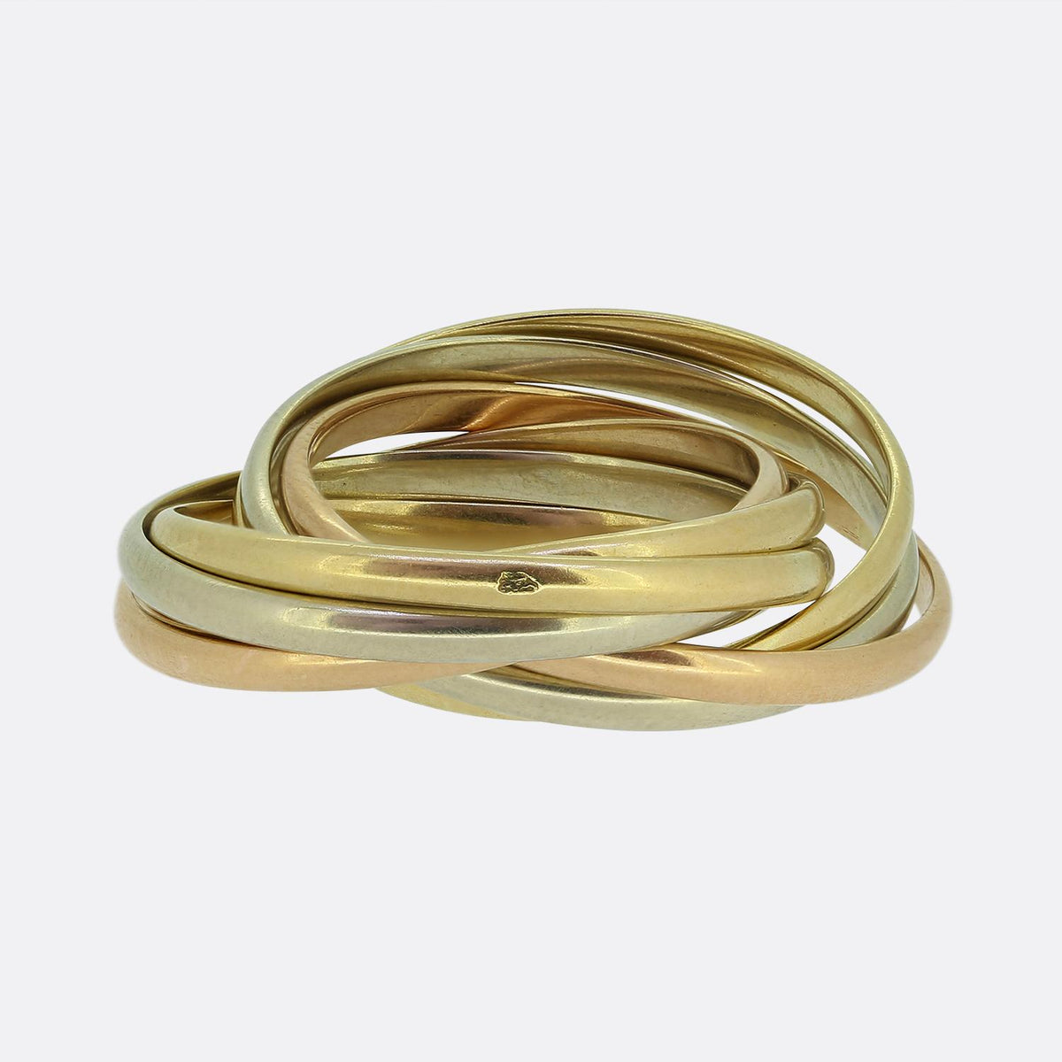 Cartier Trinity Seven Row Ring Size I (48)