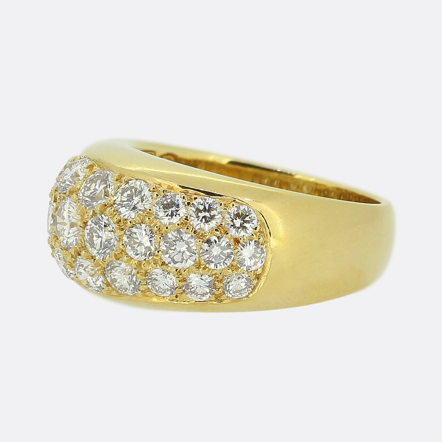 Bvlgari Pavé Diamond Set Ring