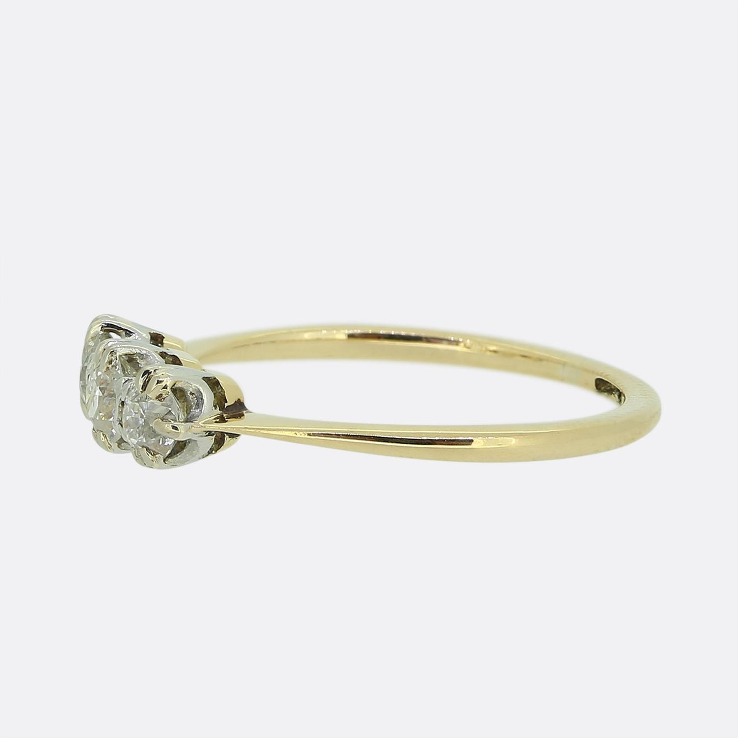 Antique Three-Stone Diamond Ring