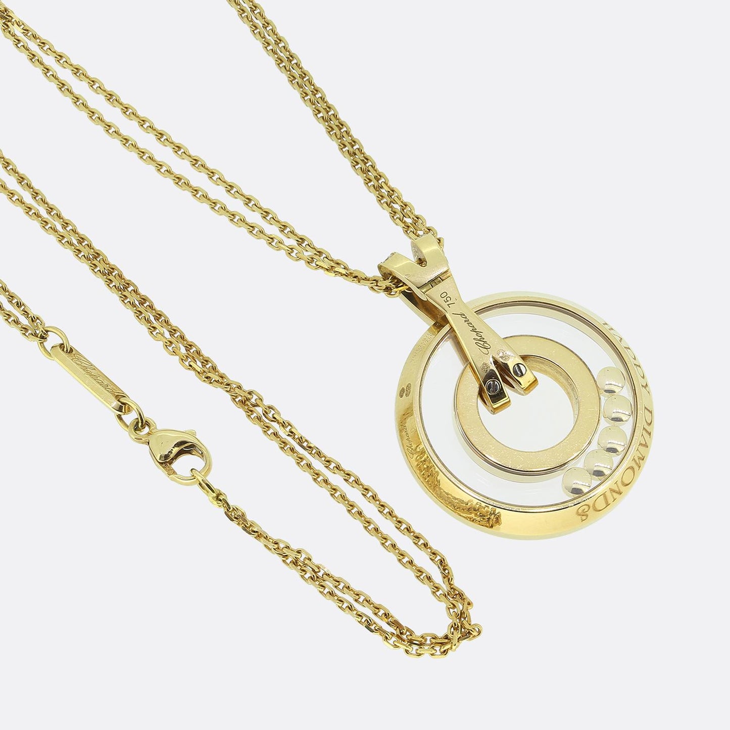 Chopard Happy Spirit Diamond Pendant Necklace