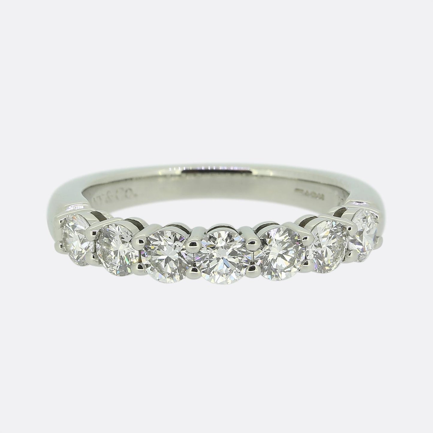 Tiffany & Co. Forever Diamond Half Eternity Band Ring