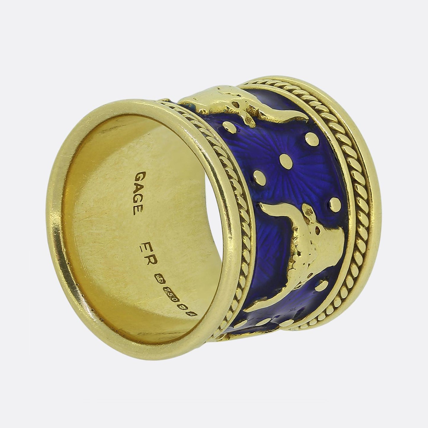 Elizabeth Gage Taurus Zodiac Sign Ring Size K (50)