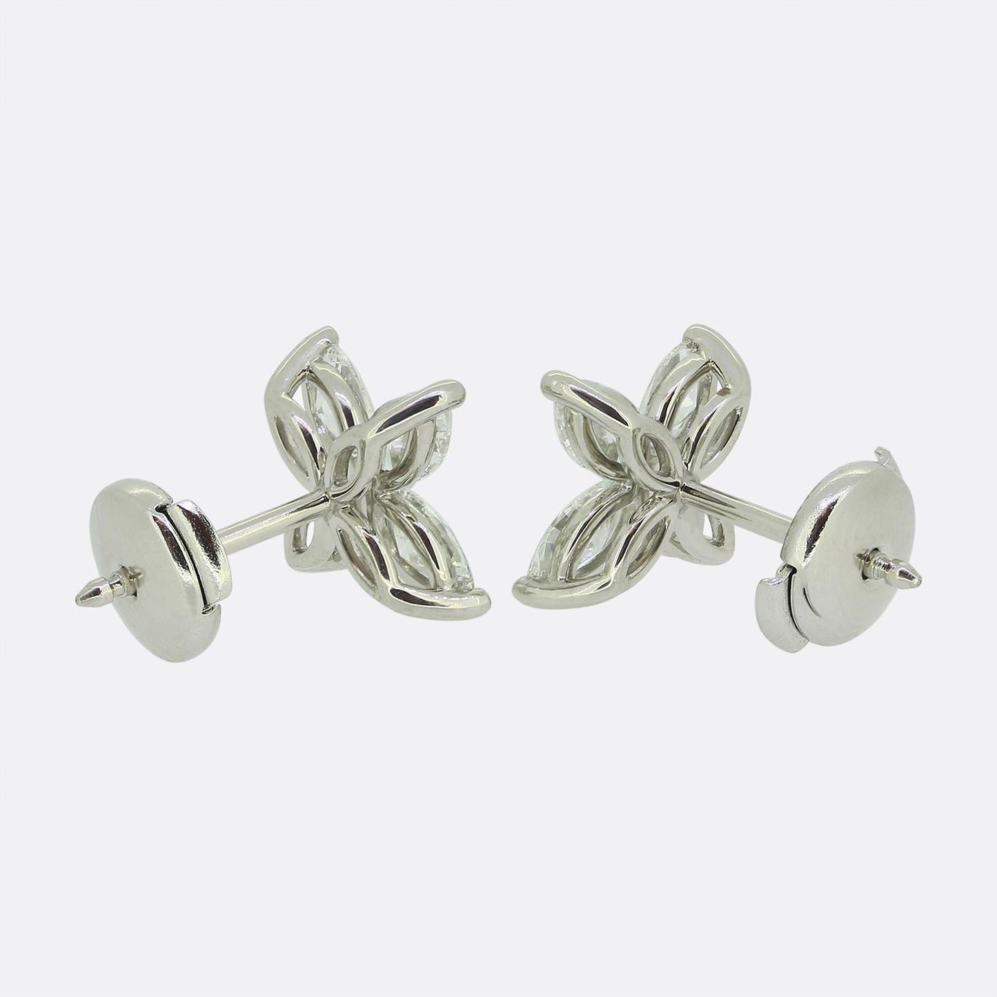 Tiffany & Co. 1.62 Carat Diamond Victoria Earrings