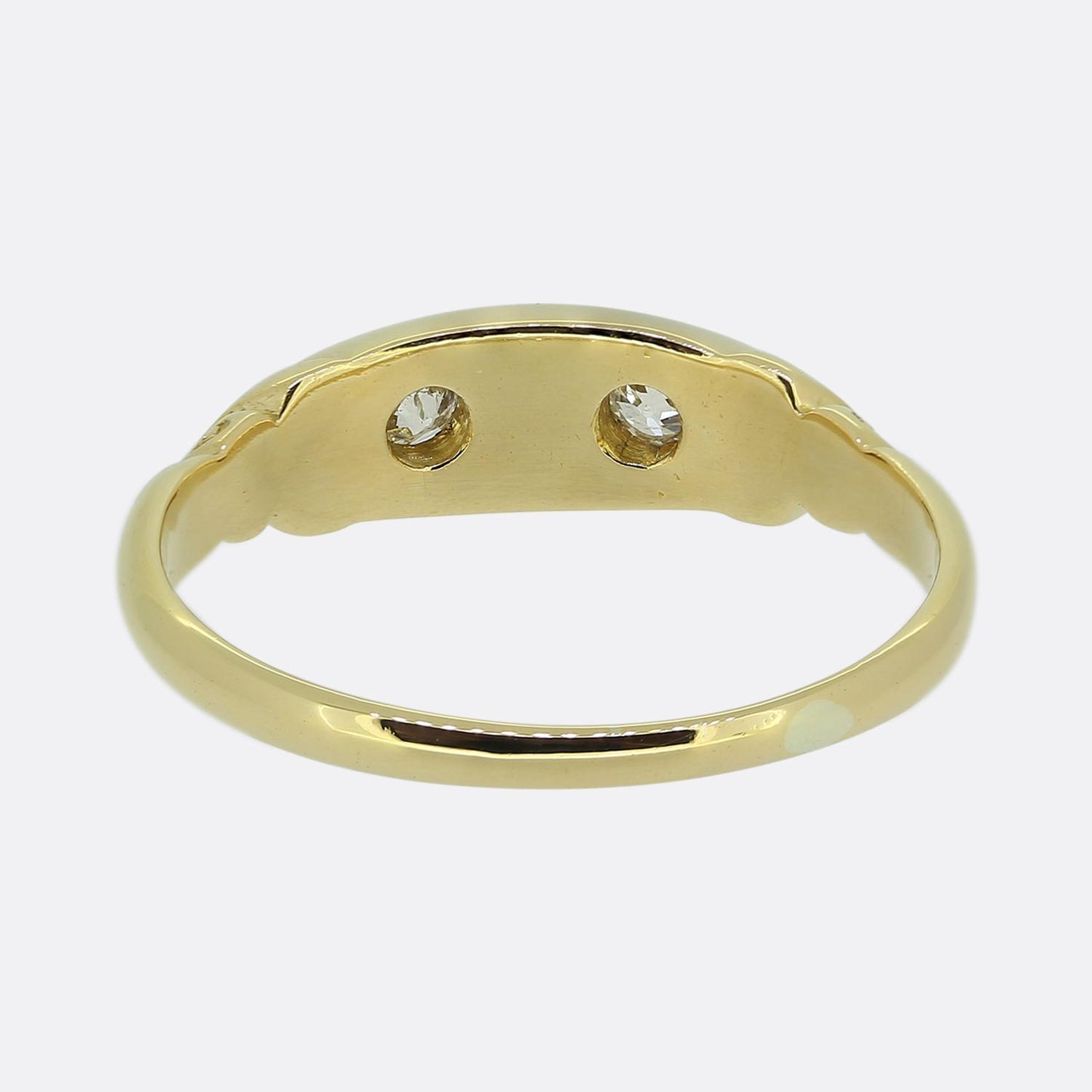 Antique Pearl and Diamond Five-Stone Ring