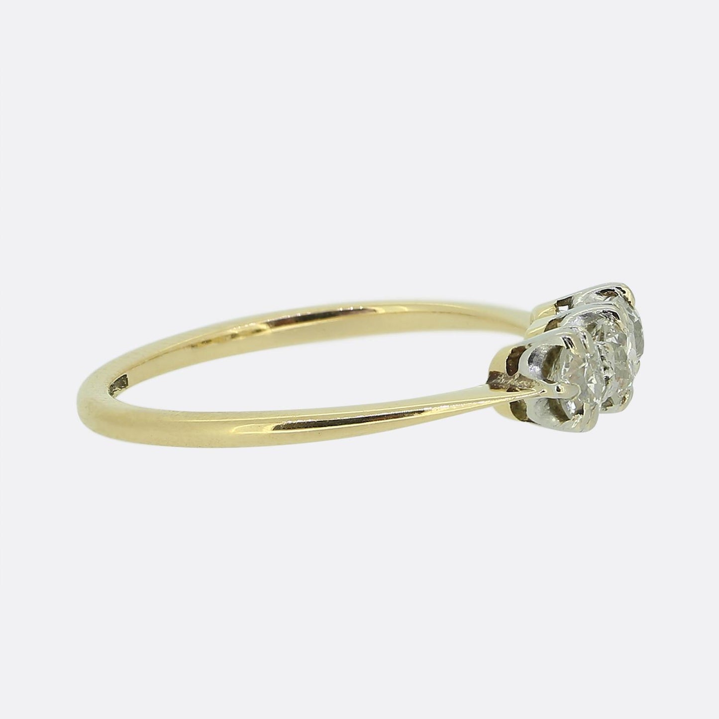 Antique Three-Stone Diamond Ring