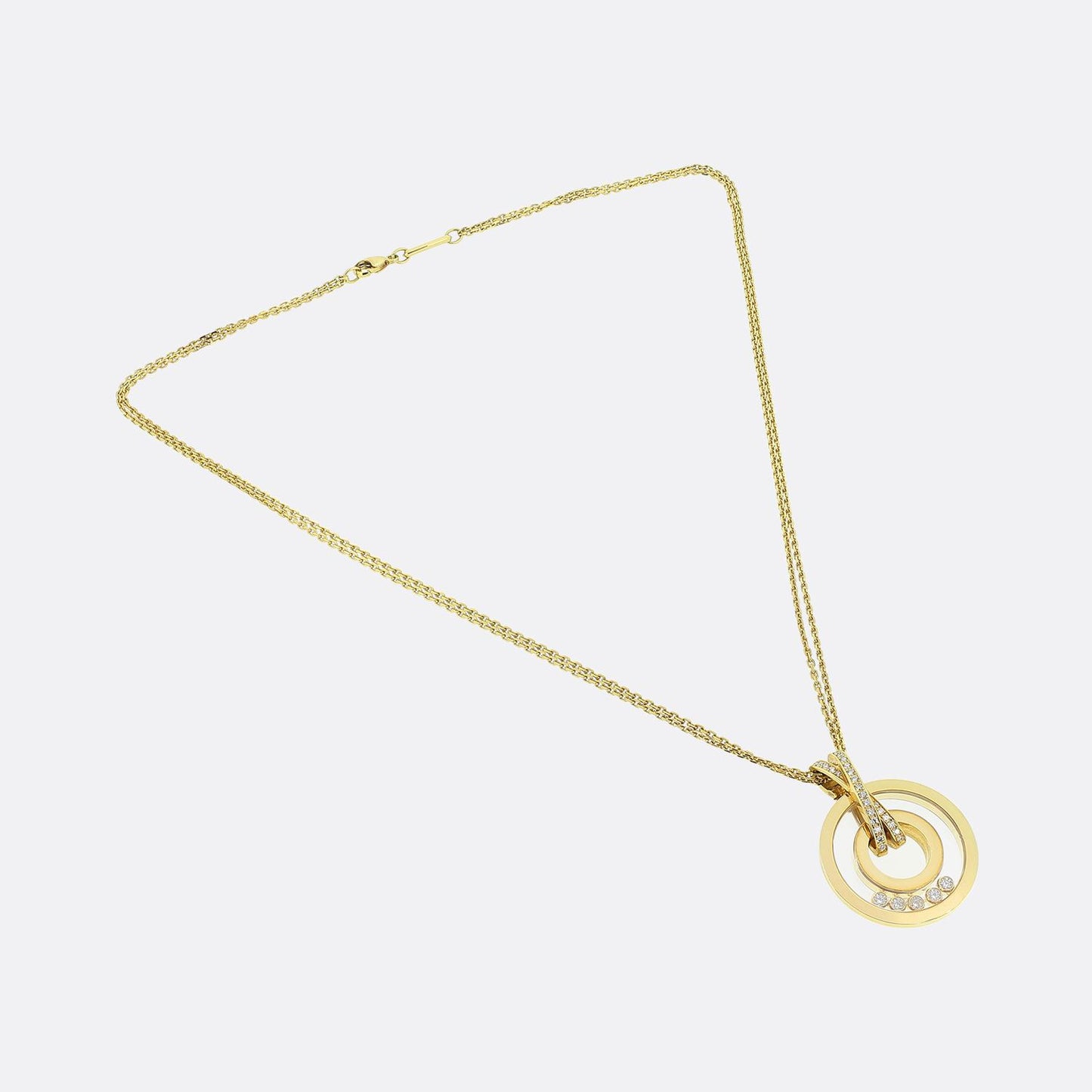 Chopard Happy Spirit Diamond Pendant Necklace
