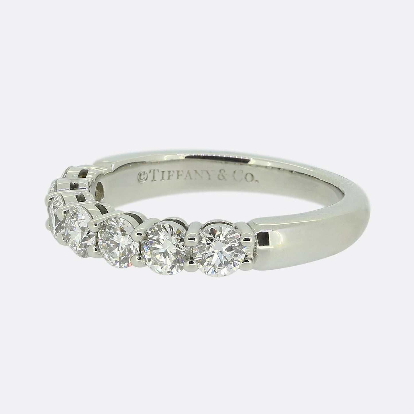 Tiffany & Co. Forever Diamond Half Eternity Band Ring