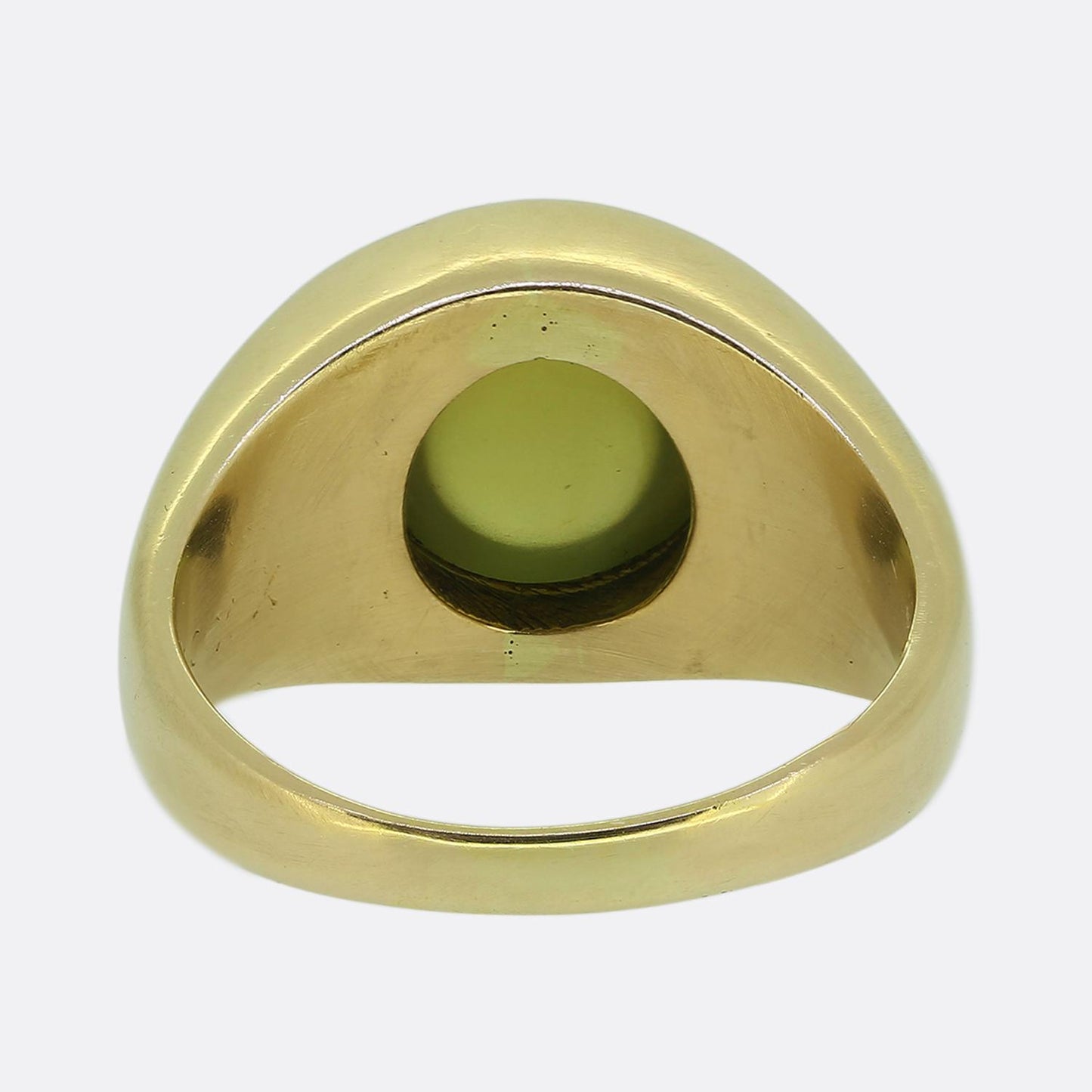 Vintage Cat's Eye Chrysoberyl Single-Stone Ring