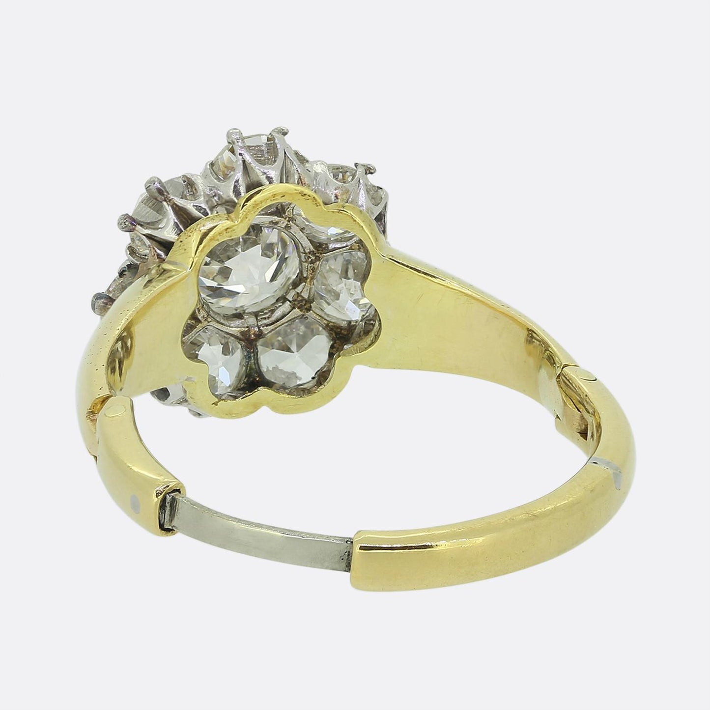 Vintage Diamond Cluster Arthritic Ring