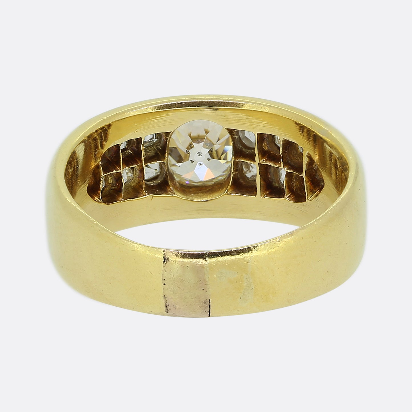 Antique Old Cut Diamond Cluster Ring