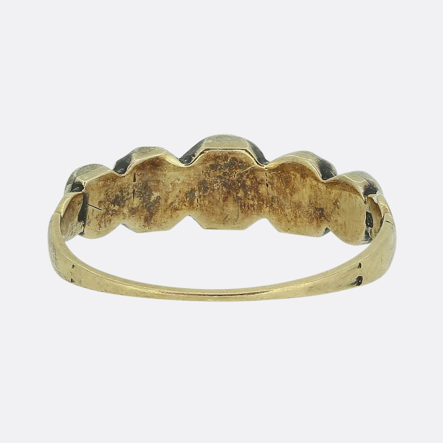 Georgian Old Cut Diamond Five Stone Ring