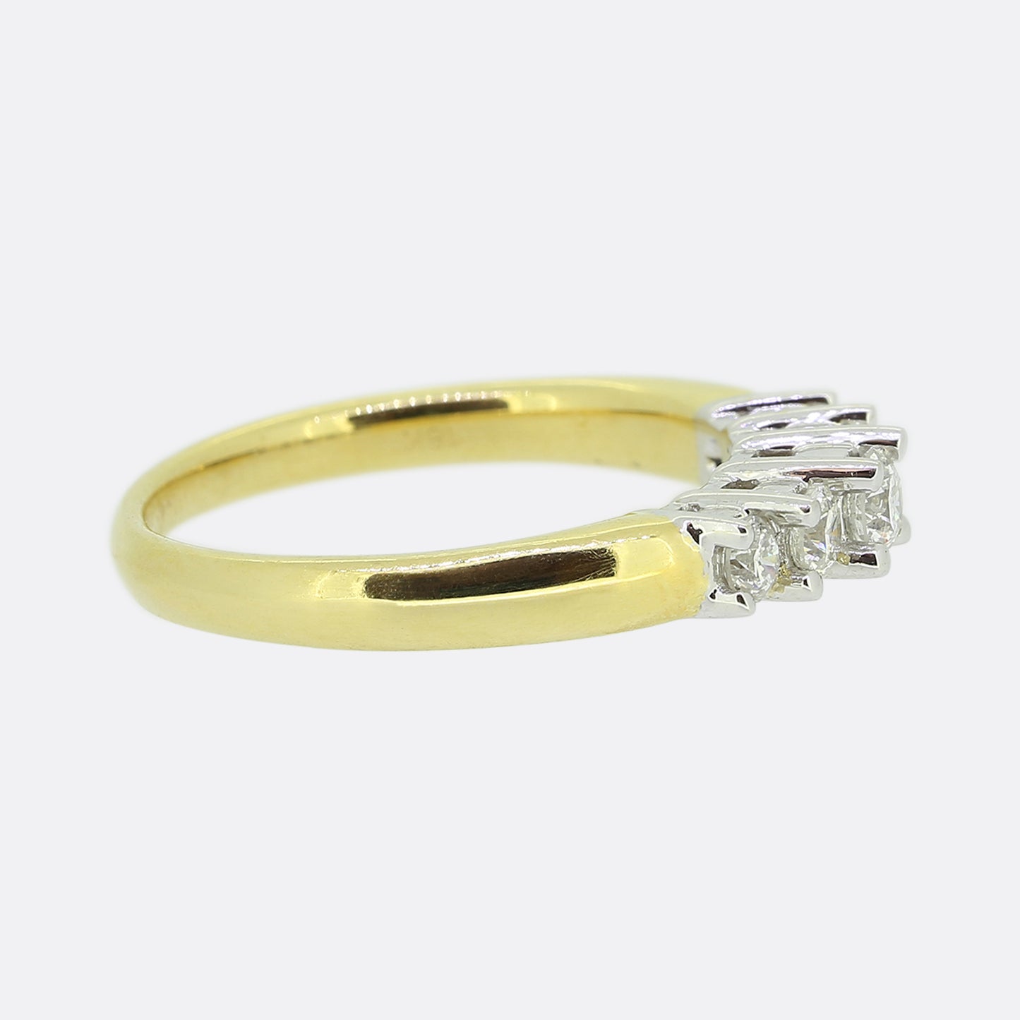 0.49 Carat Five-Stone Diamond Ring