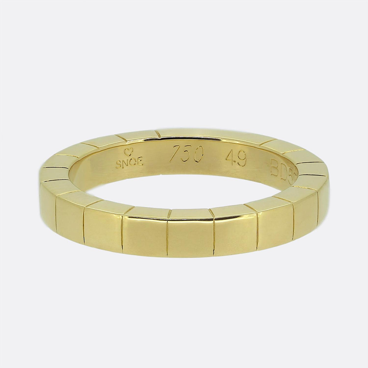 Cartier Lanieres Band Ring Size J (49)