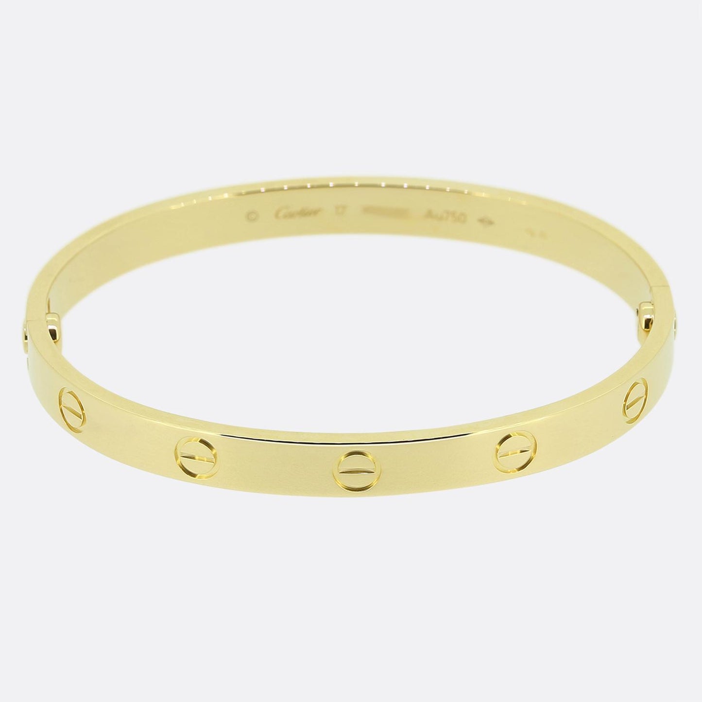 Cartier Classic LOVE Bangle Size 17